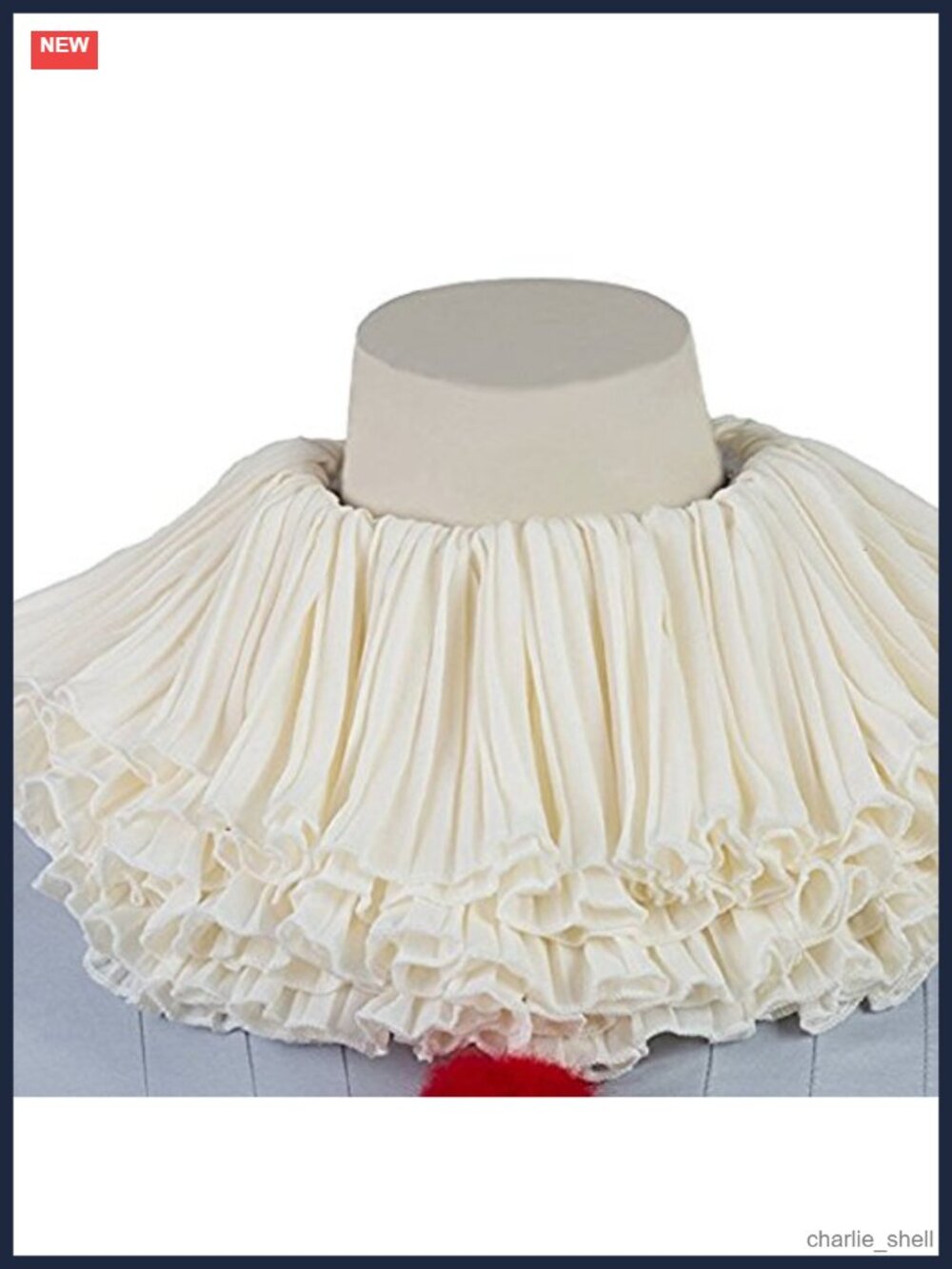 Clown Ruffled Neck Collar Scarf Cosplay Costume Accessory